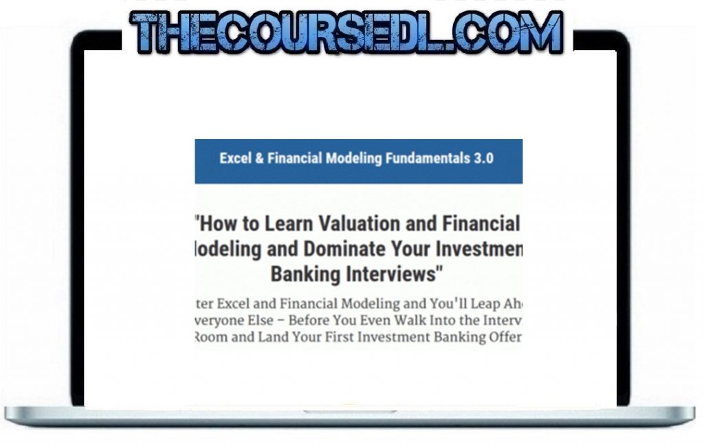 Brian DeChesare - Excel Financial Modeling Fundamentals Course